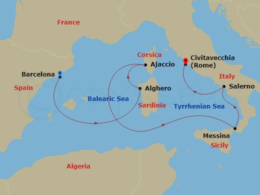 Cruise Map
