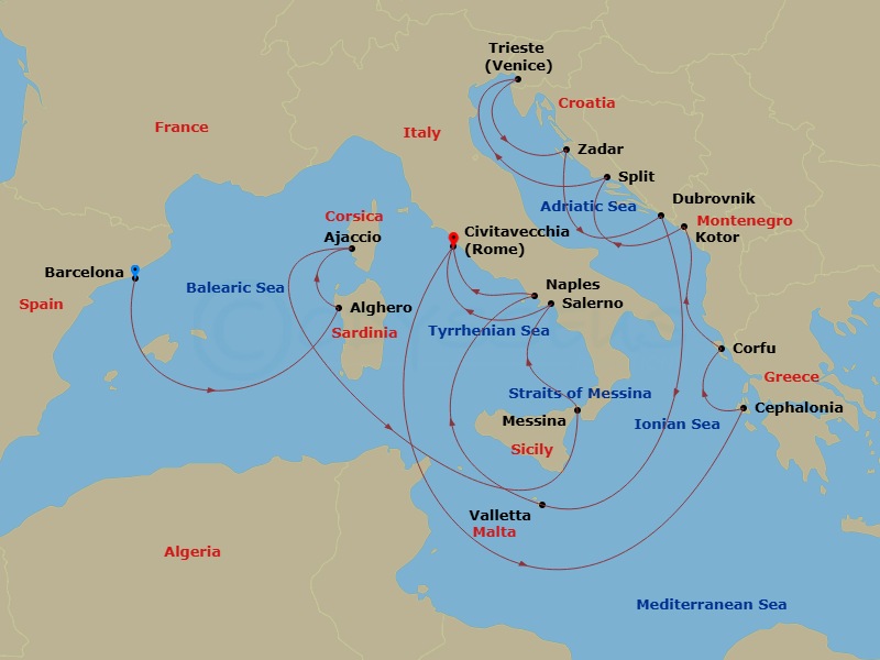 Cruise Map