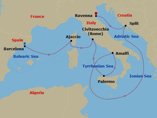 Cruise Map