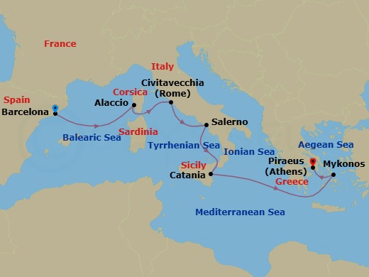 Cruise Map