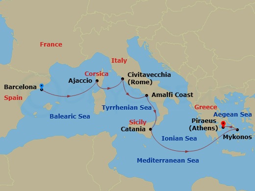 Cruise Map