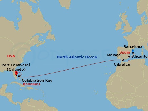 Cruise Map