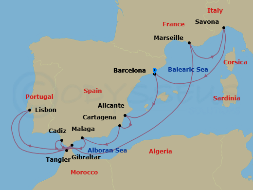 Cruise Map