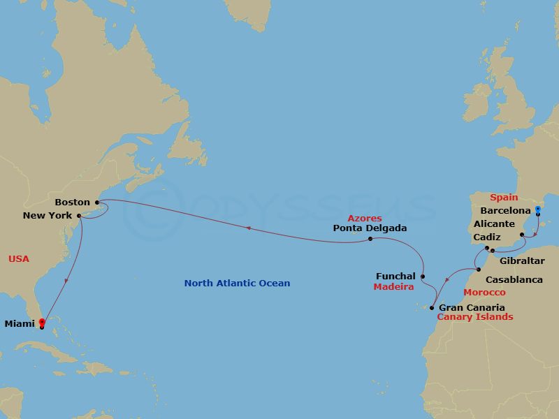 Cruise Map