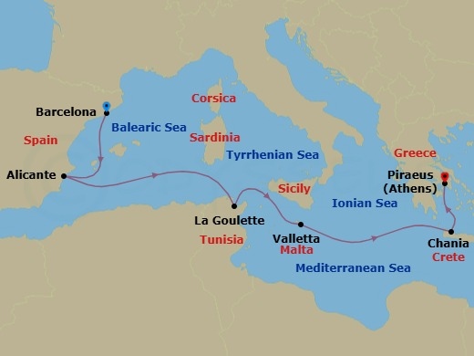 Cruise Map