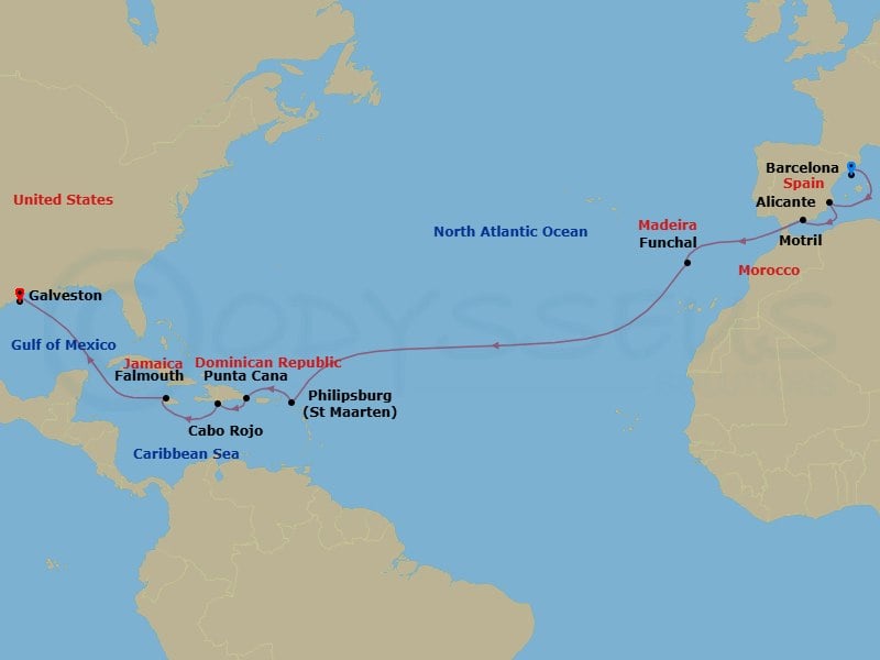 Cruise Map