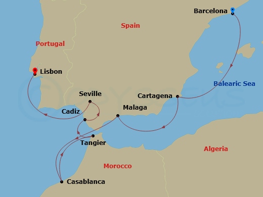 Cruise Map