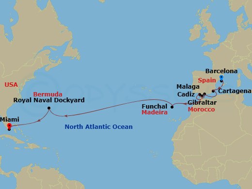 Cruise Map