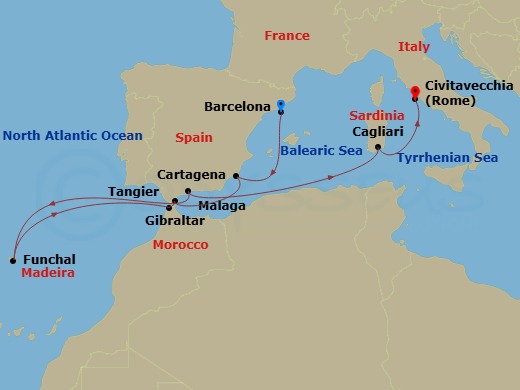 Cruise Map