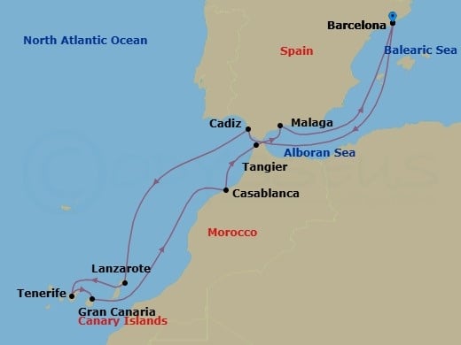 Cruise Map
