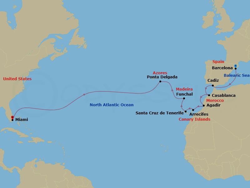 Cruise Map