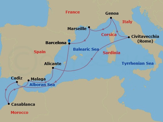 Cruise Map
