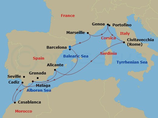 Cruise Map