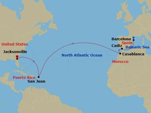 Cruise Map