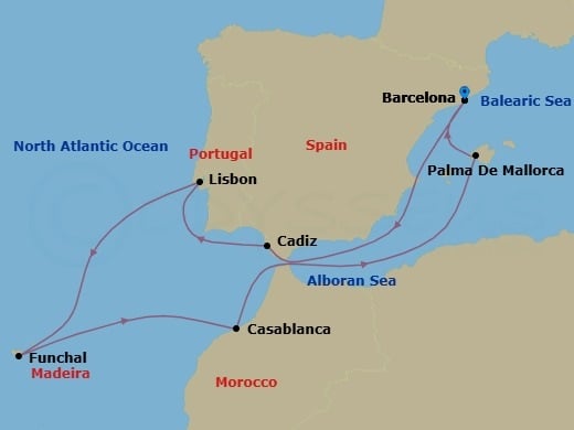 Cruise Map