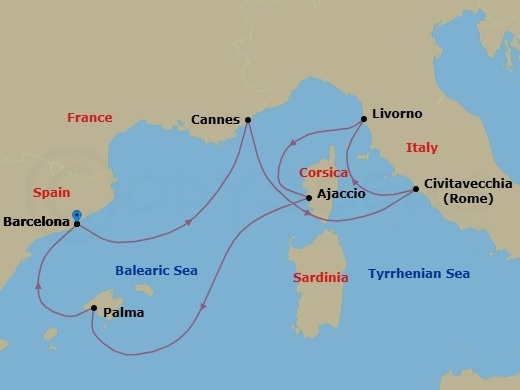 Cruise Map