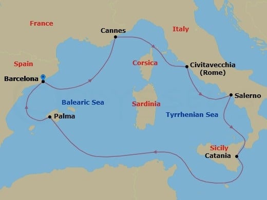 Cruise Map