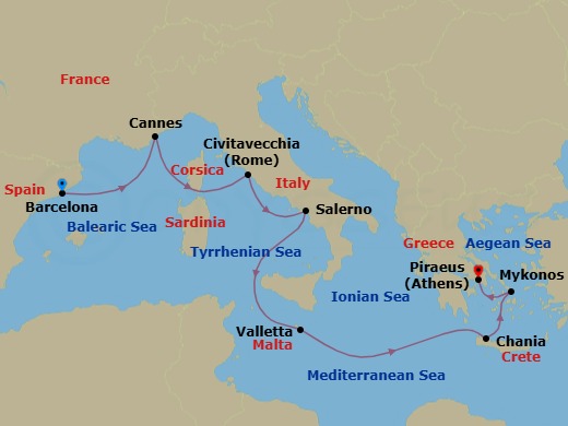 Cruise Map