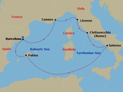 Cruise Map