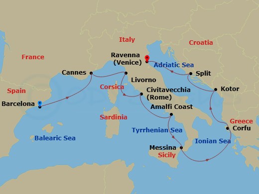 Cruise Map