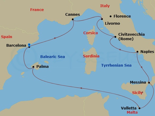 Cruise Map