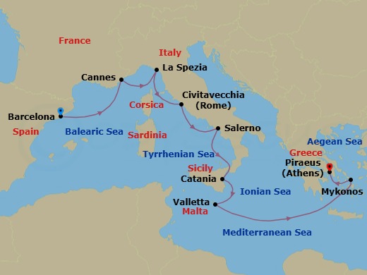 Cruise Map