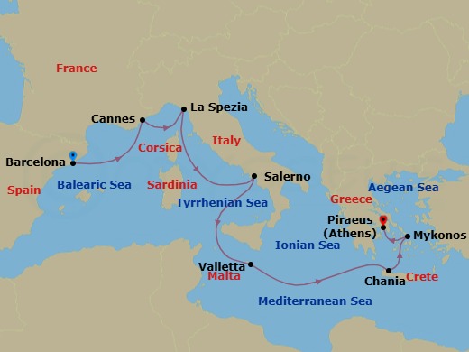 Cruise Map