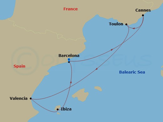 Cruise Map