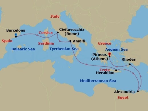 Cruise Map