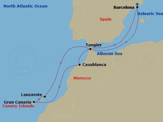 Cruise Map
