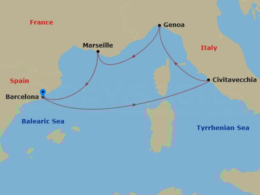 Cruise Map