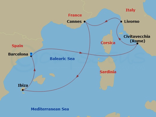 Cruise Map