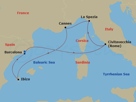 Cruise Map