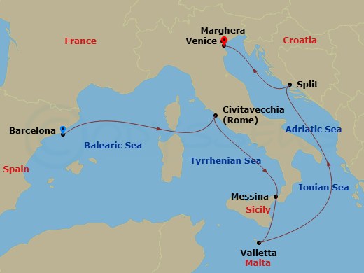 Cruise Map