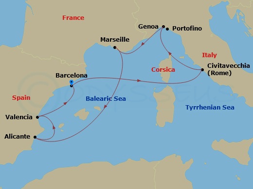 Cruise Map