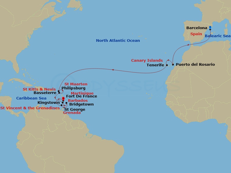 Cruise Map