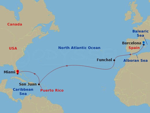 Cruise Map