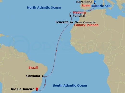 Cruise Map