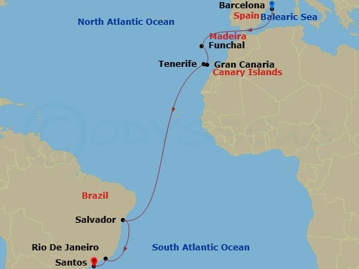 Cruise Map