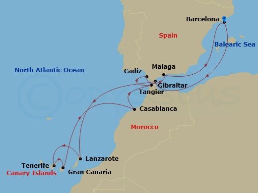 Cruise Map
