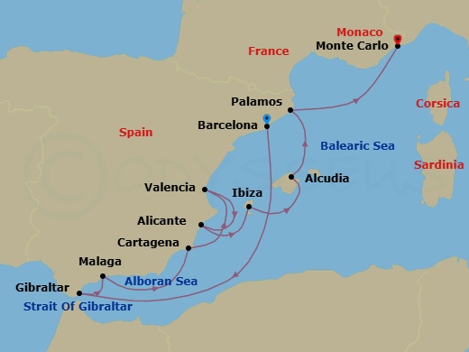 Cruise Map