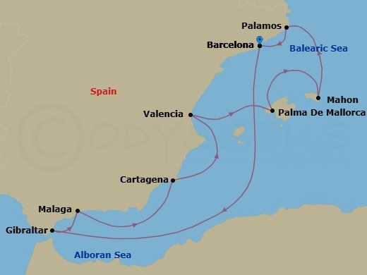 Cruise Map
