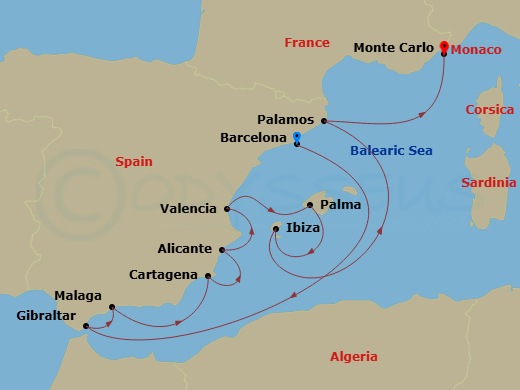 Cruise Map
