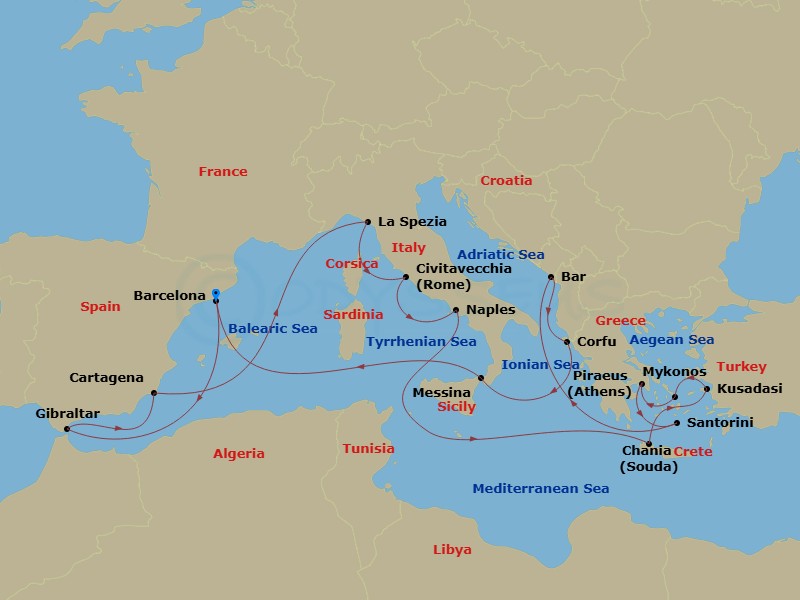 Cruise Map