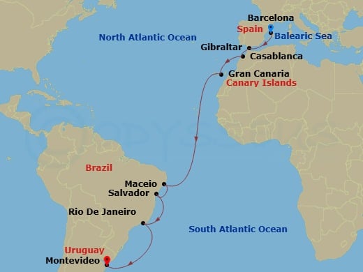 Cruise Map