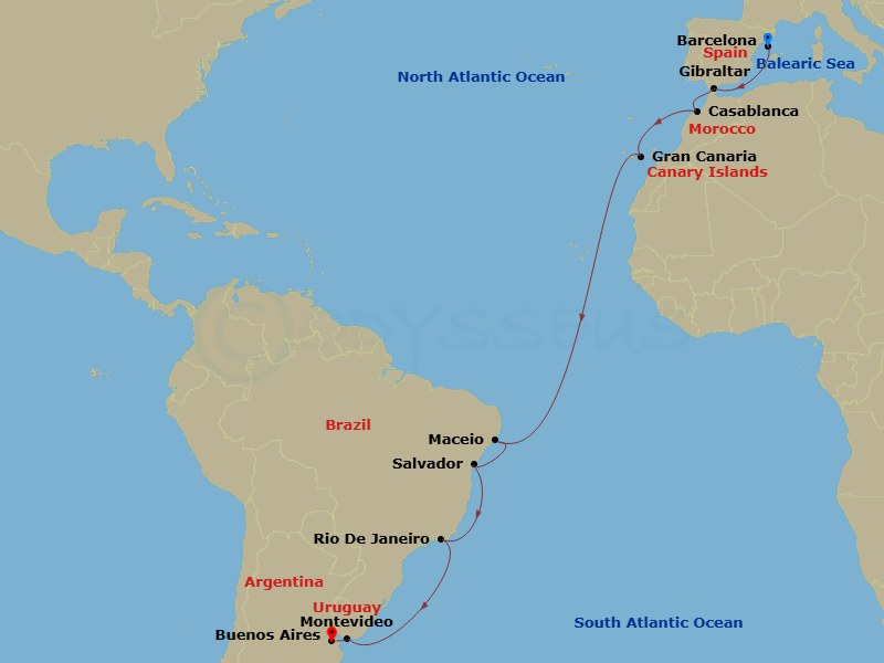 Cruise Map