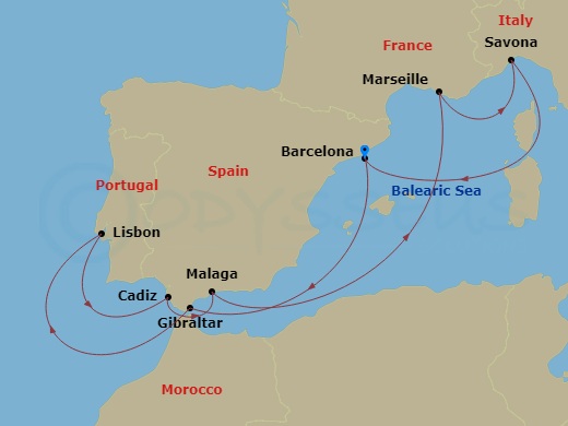 Cruise Map