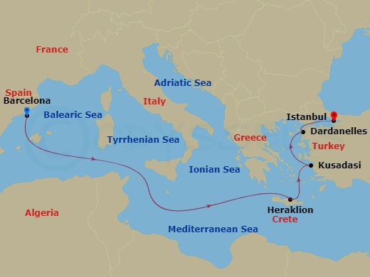 Cruise Map