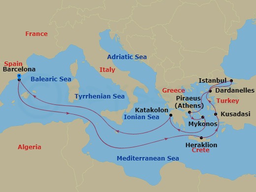 Cruise Map