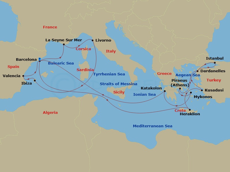 Cruise Map